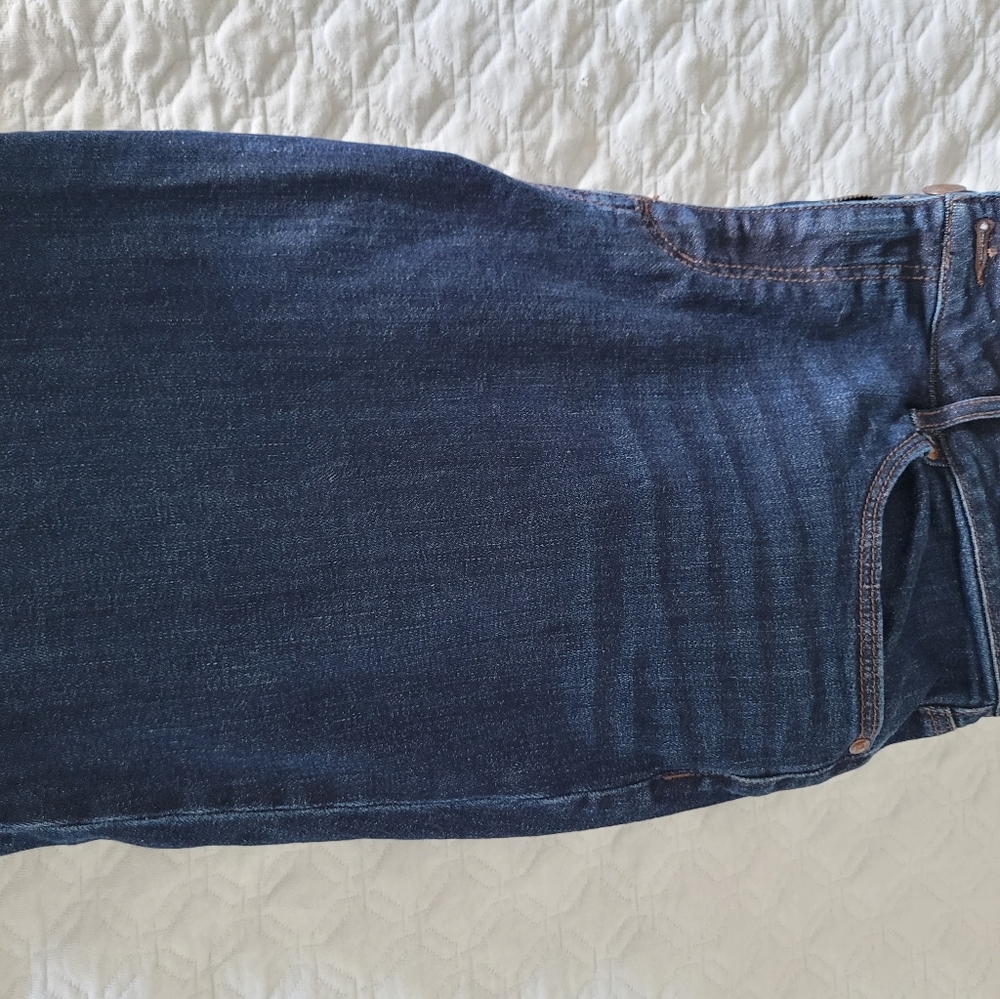 Loft fringed jeans